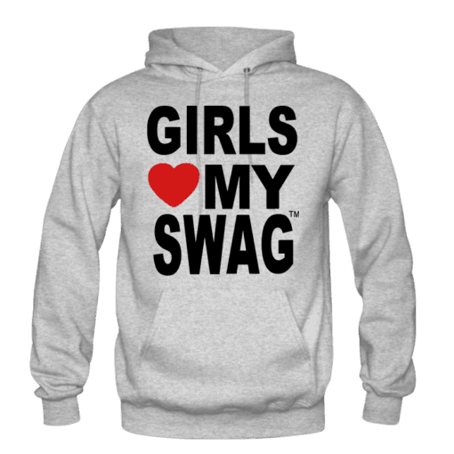 Sweat-shirt girl love my swag