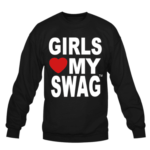 Sweat-shirt girl love my swag – Image 2