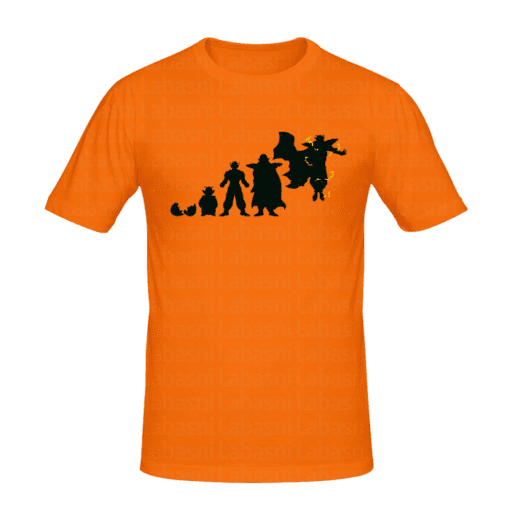 T-shirt Namek Evolution tee shirt anime, manga, t-shirt manga personnalisé tunisie, impression sur t-shirt, broderie, sérigraphie, impression numérique sur textile, impression t-shirt, promotion t-shirt