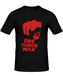 T-shirt one Punch, T-shirt manga et anime en tunisie, tee shirts personnalisés manga et anime, t-shirts personnalisés en tunisie