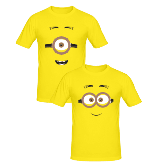 T-shirts couples minions